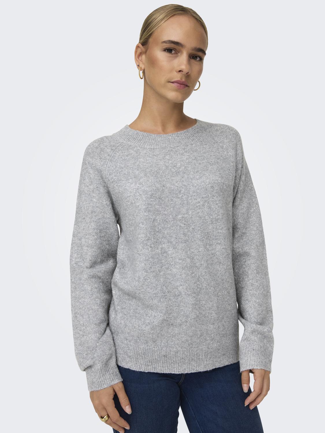 ONLY Rundhalspullover "ONLRICA LIFE L/S PULLOVER KNT NOOS" günstig online kaufen