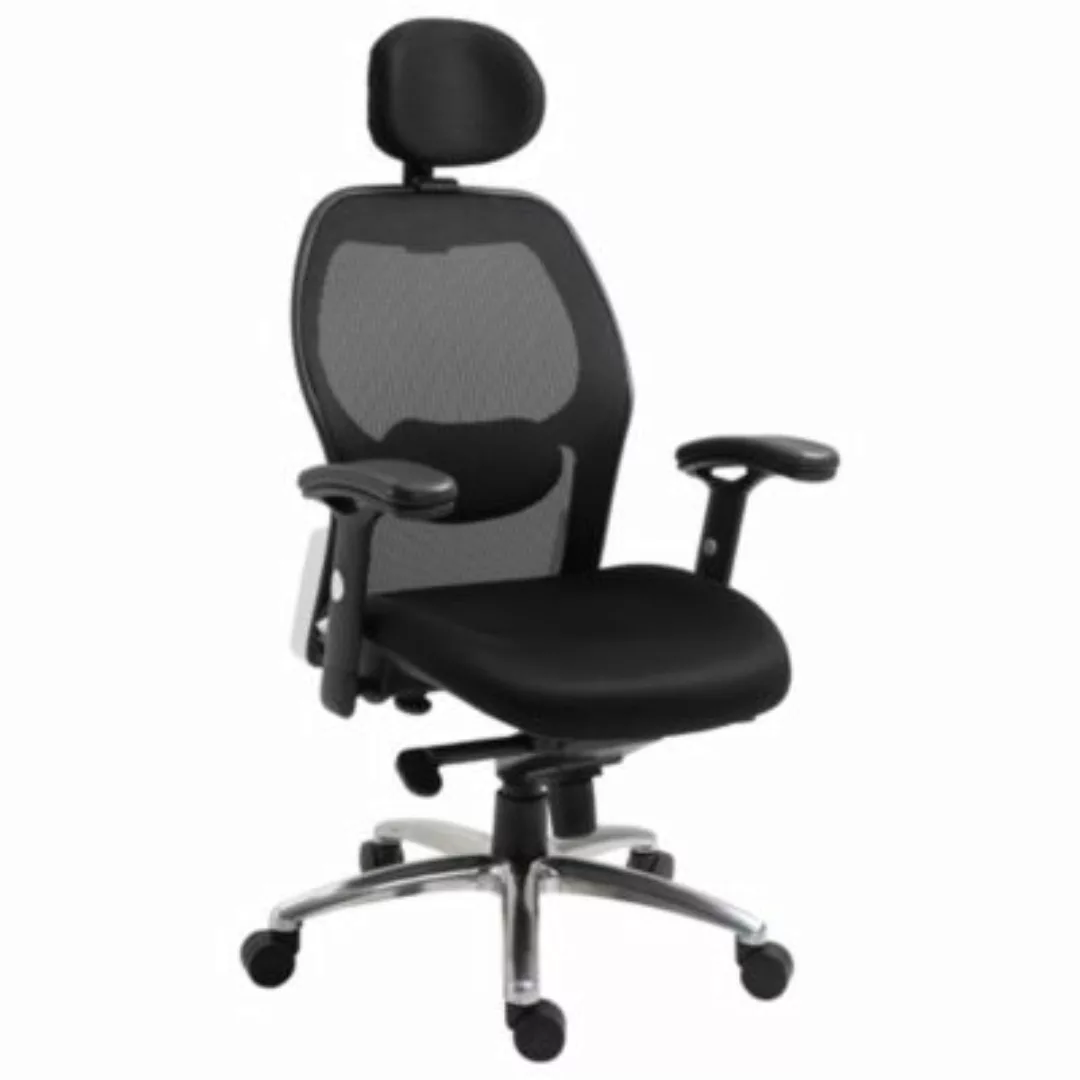Vinsetto Bürostuhl ergonomisch schwarz günstig online kaufen