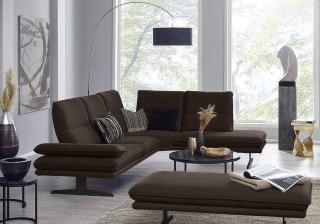 W.SCHILLIG Ecksofa "broadway, Designsofa, mit tollem Sitzkomfort, L-Form", günstig online kaufen