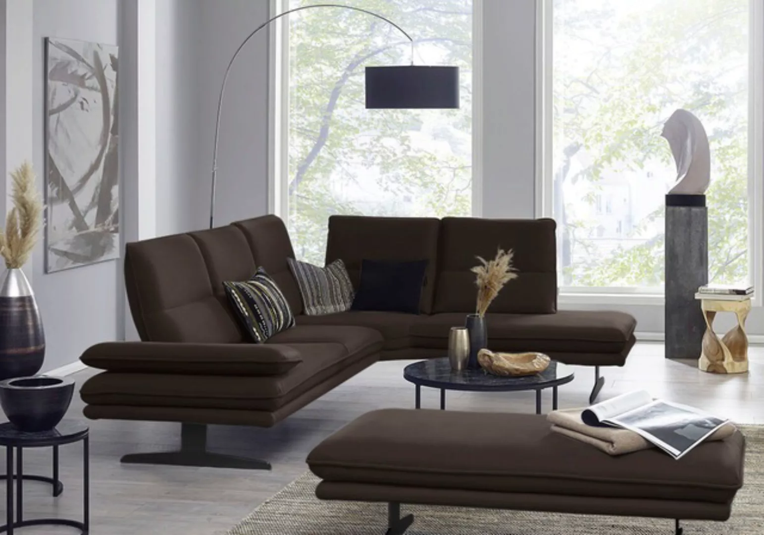 W.SCHILLIG Ecksofa "broadway, Designsofa, mit tollem Sitzkomfort, L-Form", günstig online kaufen