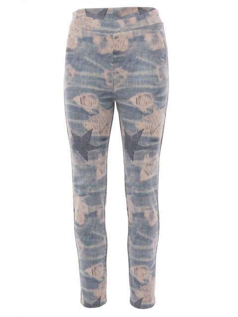 MONACO blue Lederimitathose Leggings koerpernah in Velourslederoptik günstig online kaufen