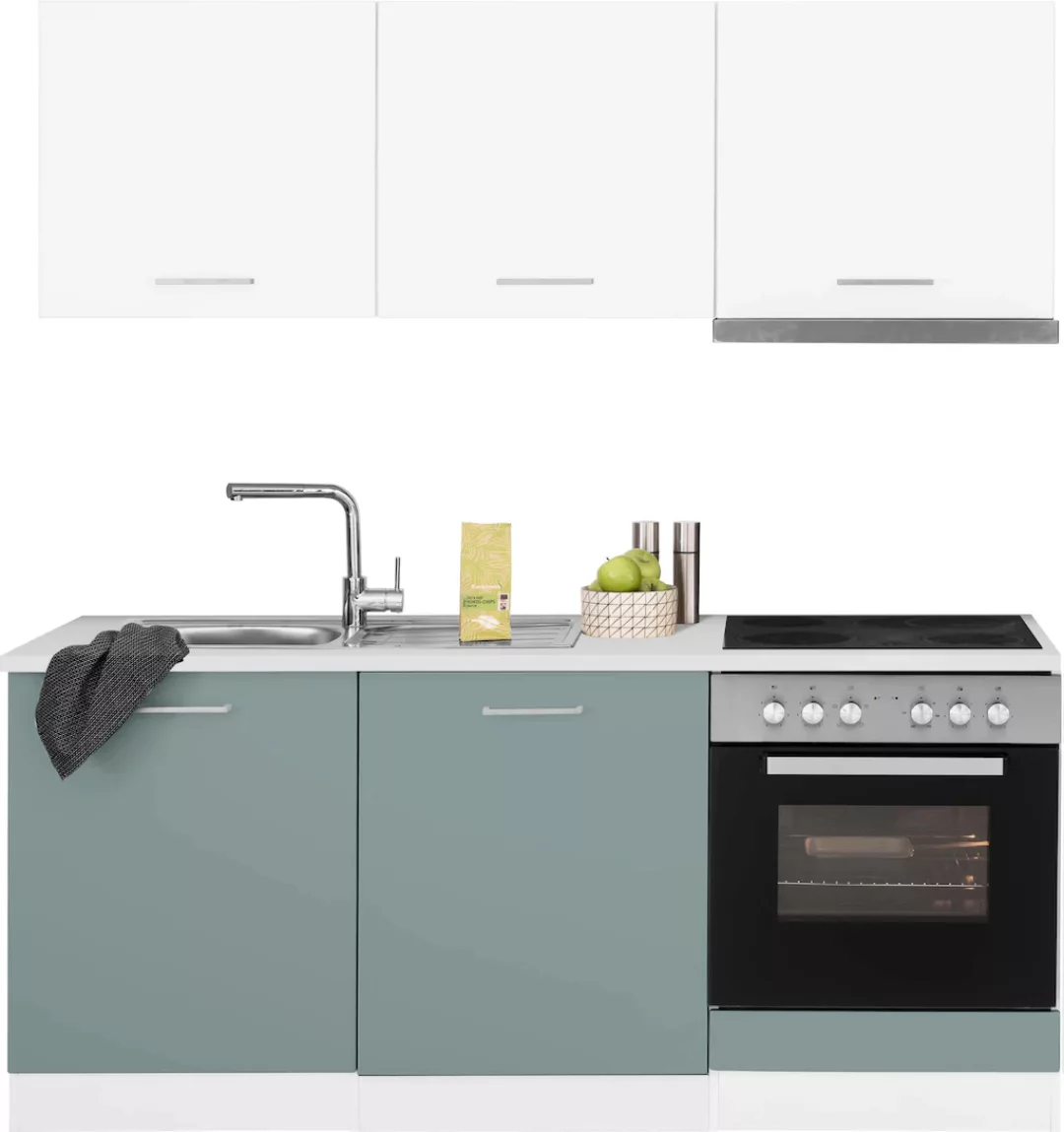 HELD MÖBEL Küchenzeile "Visby", mit E-Geräten, Breite 180 cm günstig online kaufen