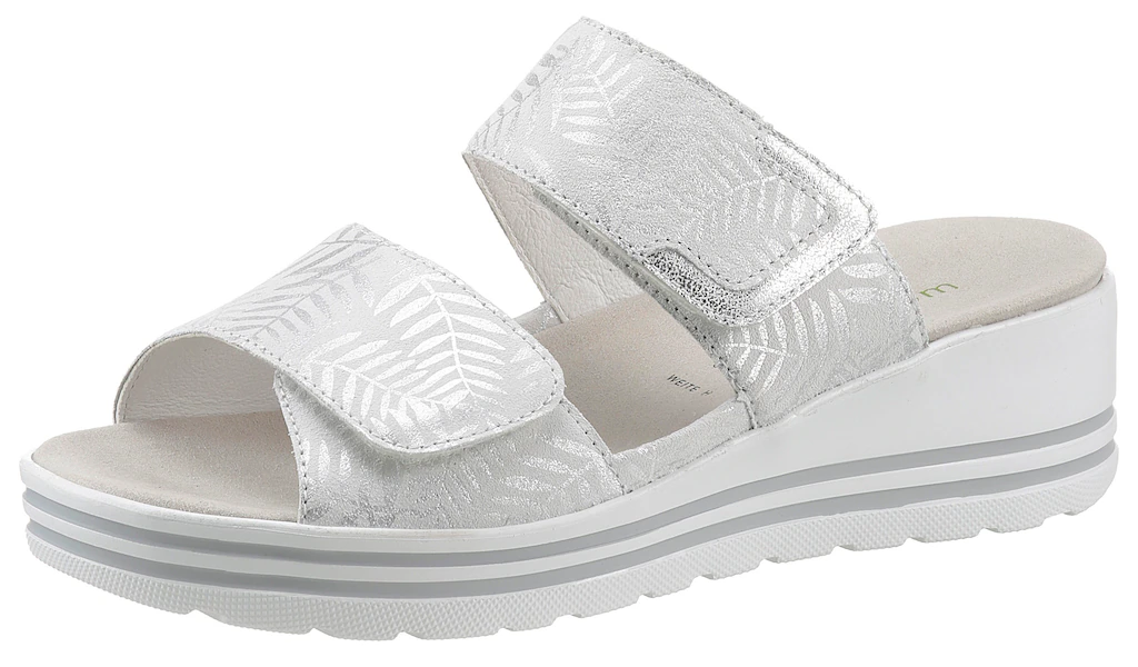 Waldläufer Pantolette "H-MICHELLE", Keilabsatz, Sommerschuh, Schlappen mit günstig online kaufen