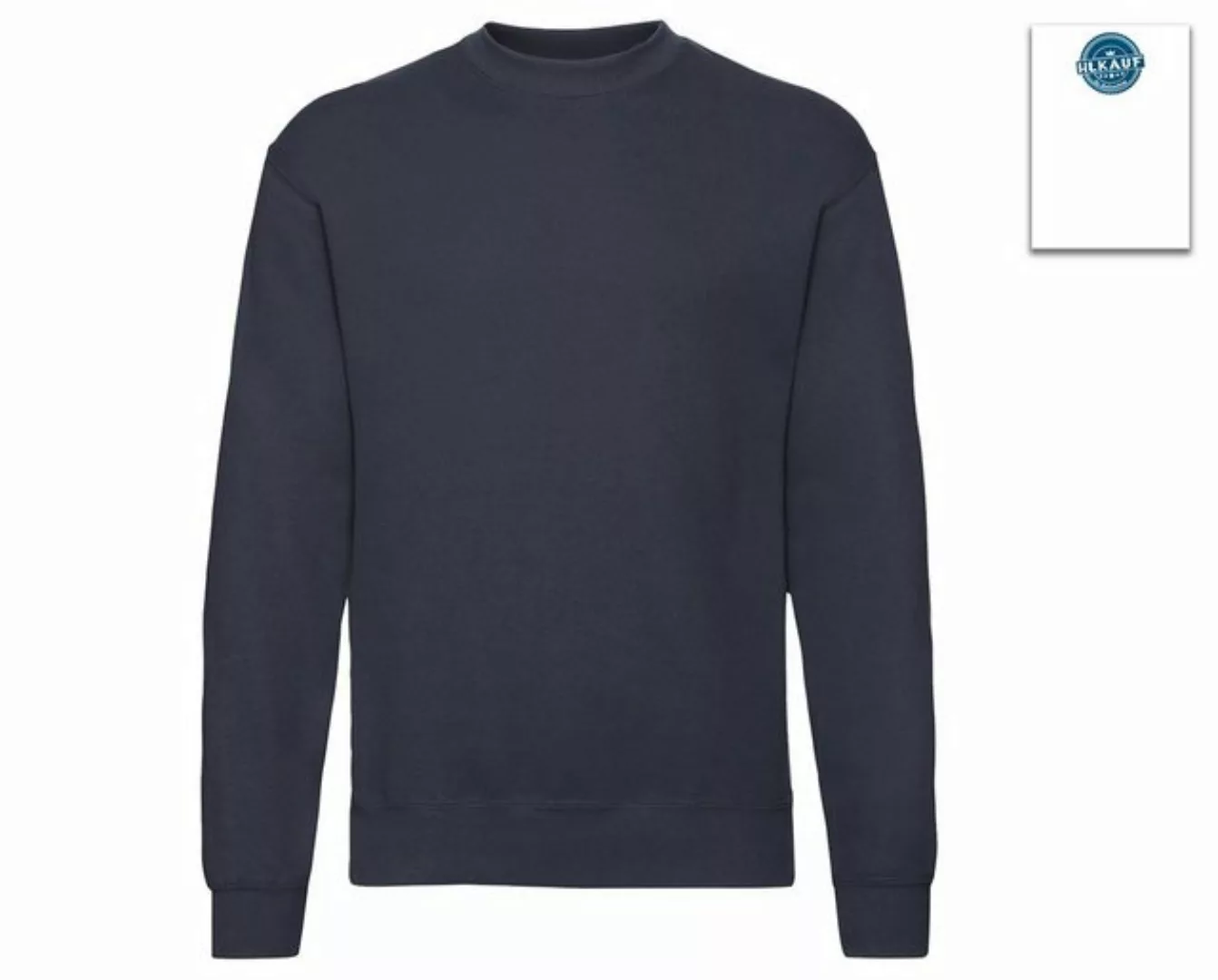 Fruit of the Loom Sweatshirt Sweatshirt im unifarbenen Design SET-IN - 1er/ günstig online kaufen
