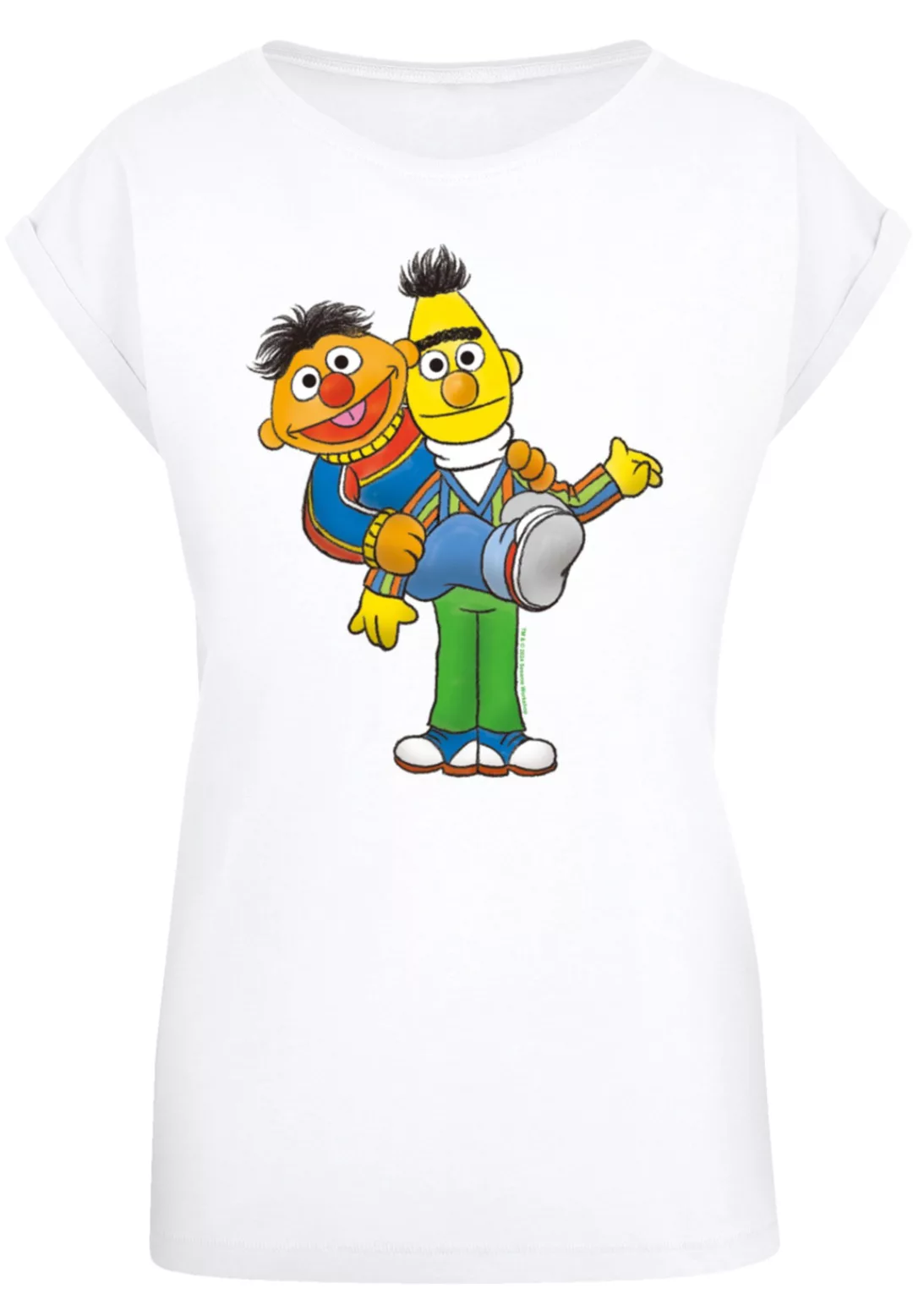 F4NT4STIC T-Shirt "Sesamstraße Ernie & Bert", Premium Qualität, Weihnachts- günstig online kaufen