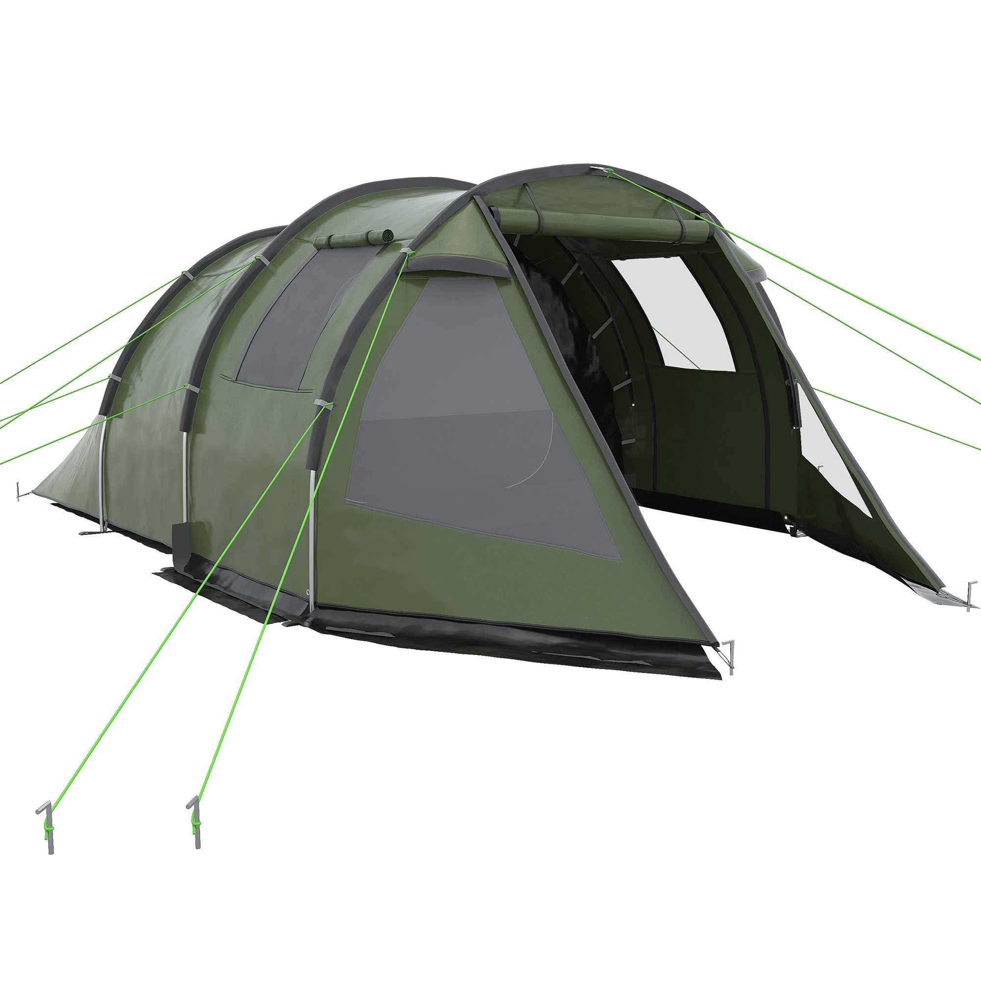 Outsunny Kuppelzelt Campingzelt mit Zwei Räumen, günstig online kaufen