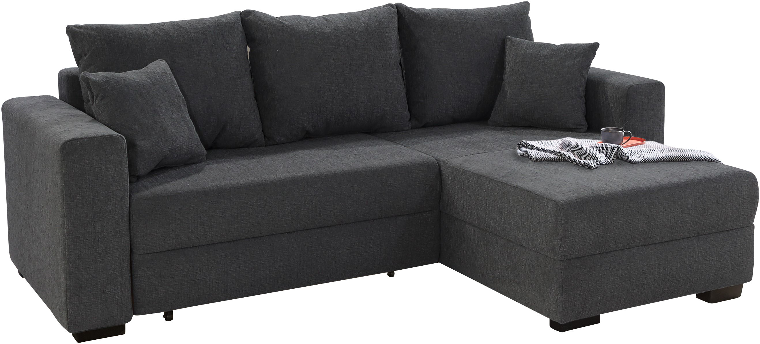 Jockenhöfer Gruppe Ecksofa »Elmau, L-Form, Breite 235cm«, inkl. Bettfunktio günstig online kaufen
