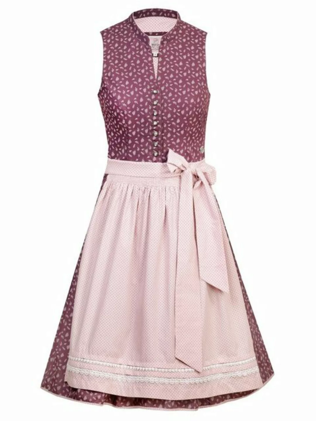 MarJo Trachtenkleid Minii Dirndl 2tlg. 58cm MIRIAM pflaume altrosa günstig online kaufen