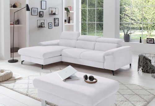 COTTA Polstergarnitur »Komaris L-Form«, (Set), Set bestehend aus: Ecksofa m günstig online kaufen