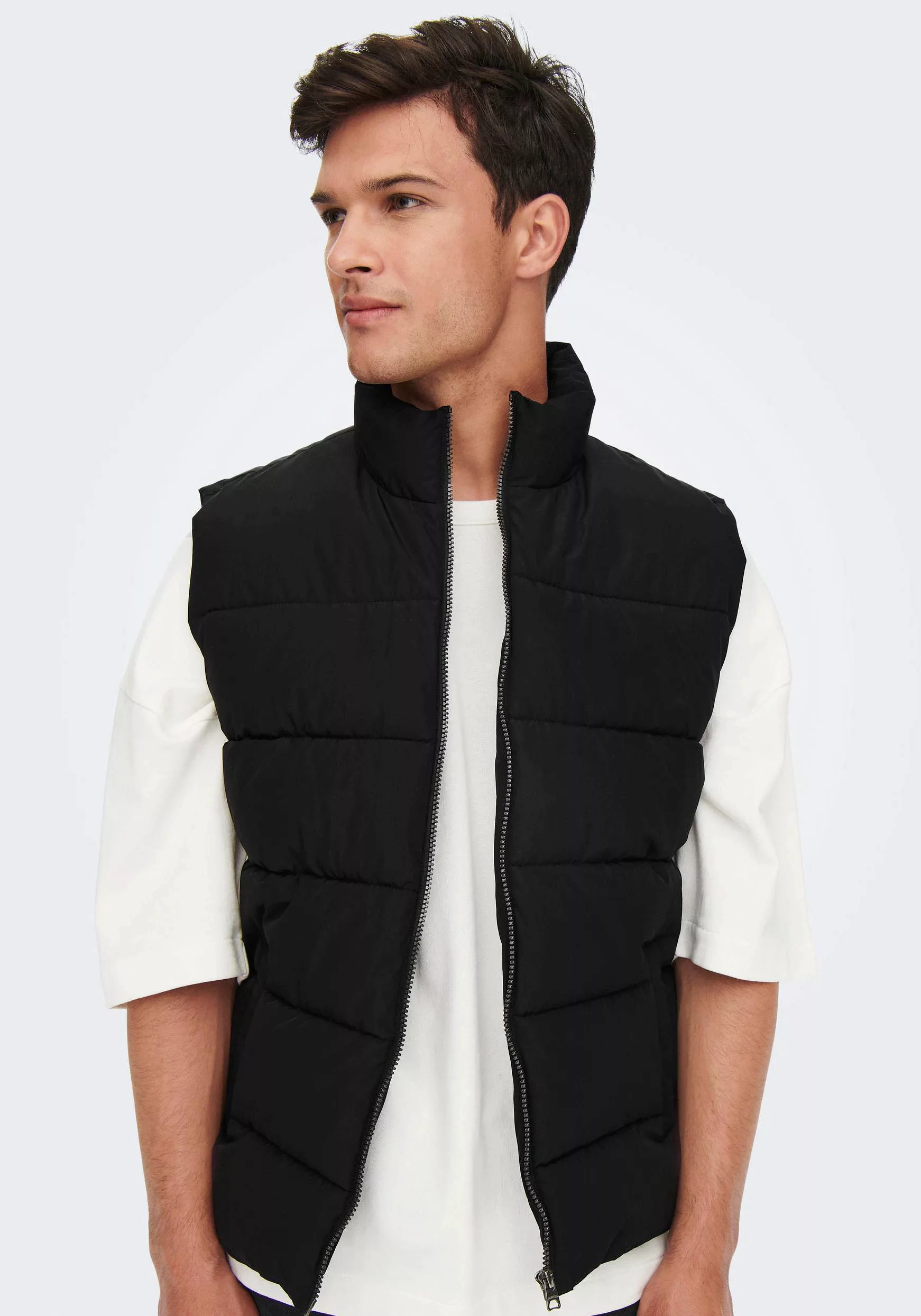 ONLY & SONS Steppweste "ONSMELVIN LIFE PUFFER VEST OTW VD" günstig online kaufen