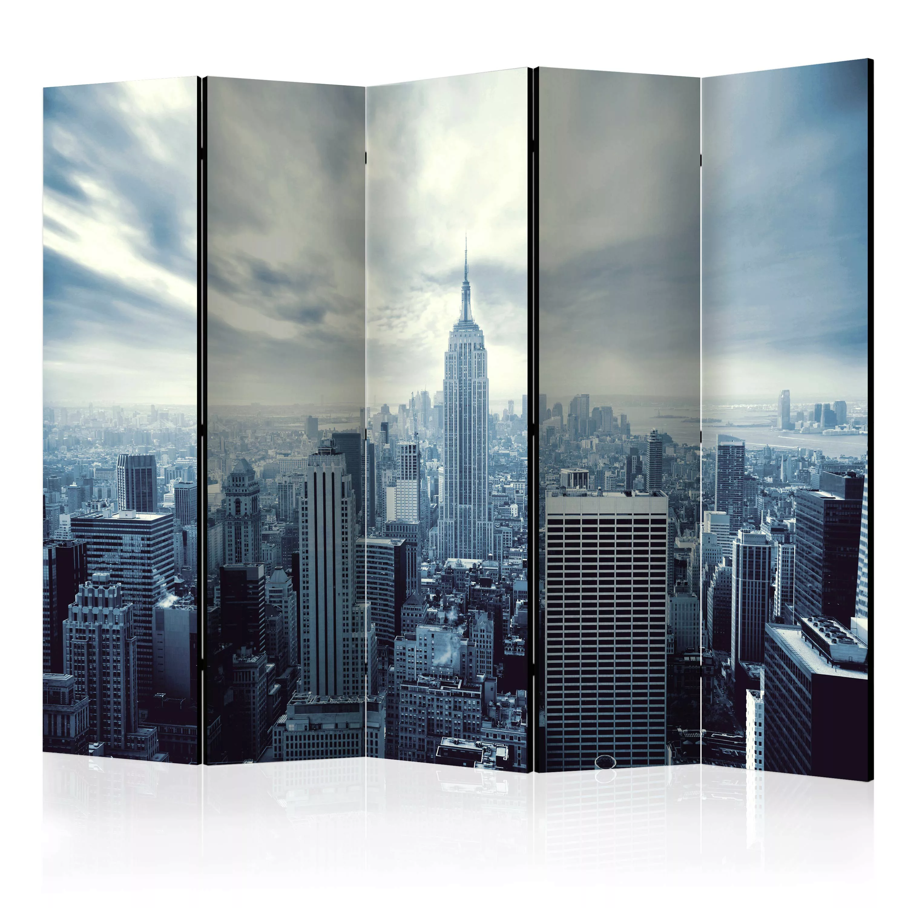 5-teiliges Paravent - Blue York Ii [room Dividers] günstig online kaufen