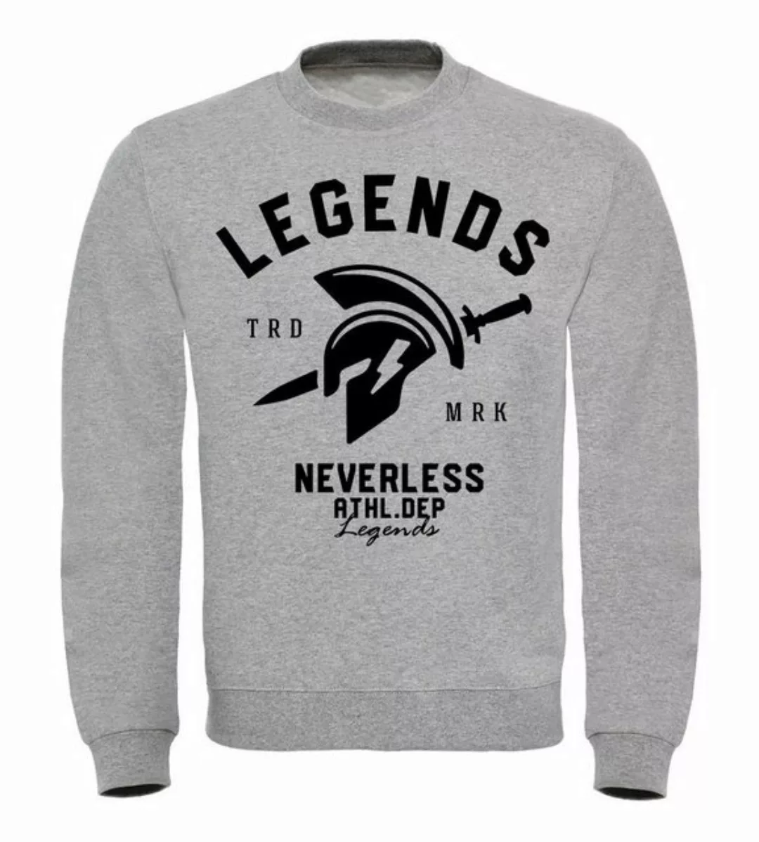 Neverless Sweatshirt Cooles Herren T-Shirt Legends Sparta Gladiator Gym Ath günstig online kaufen