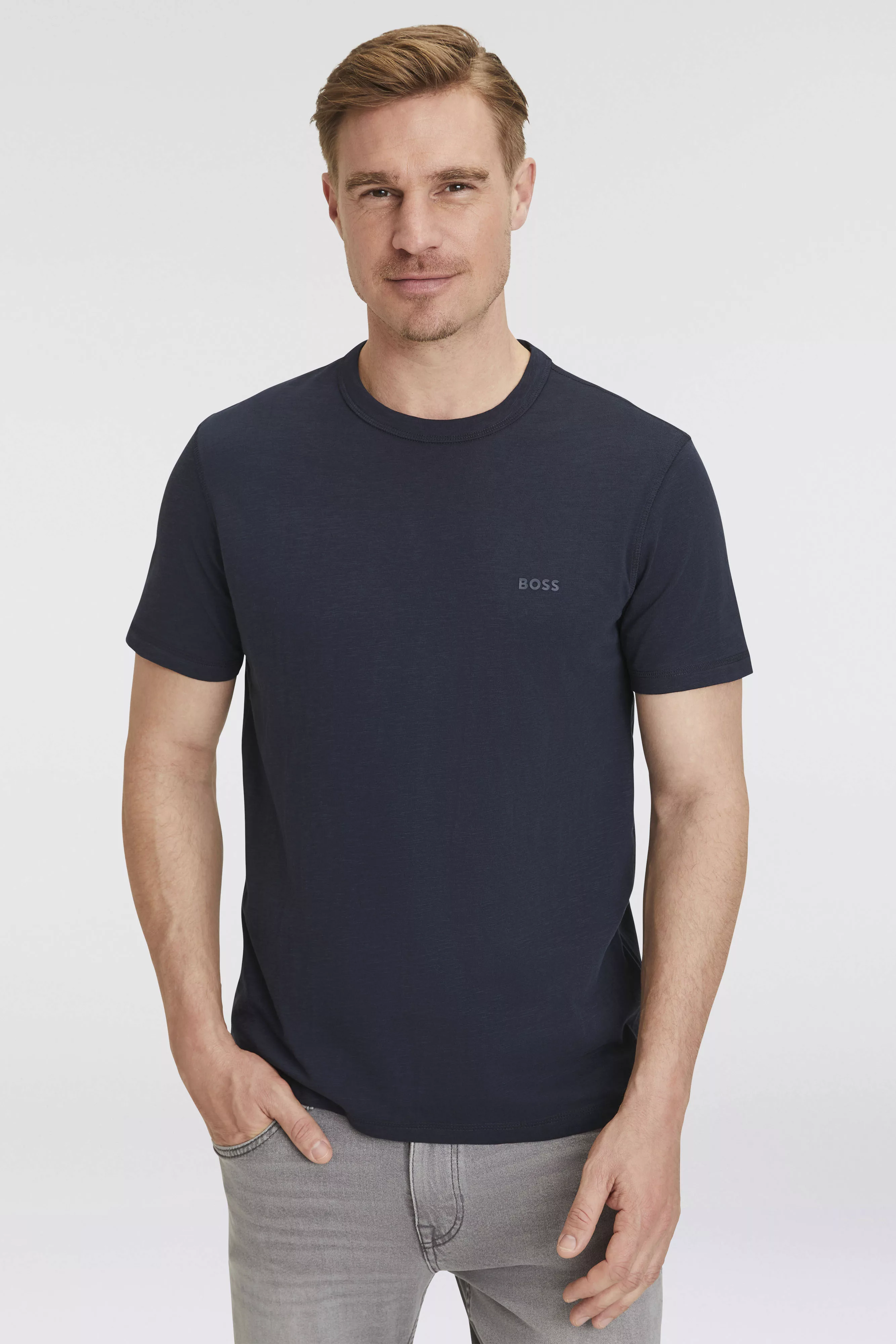 BOSS ORANGE T-Shirt Tegood 10240843 01, Dark Blue günstig online kaufen