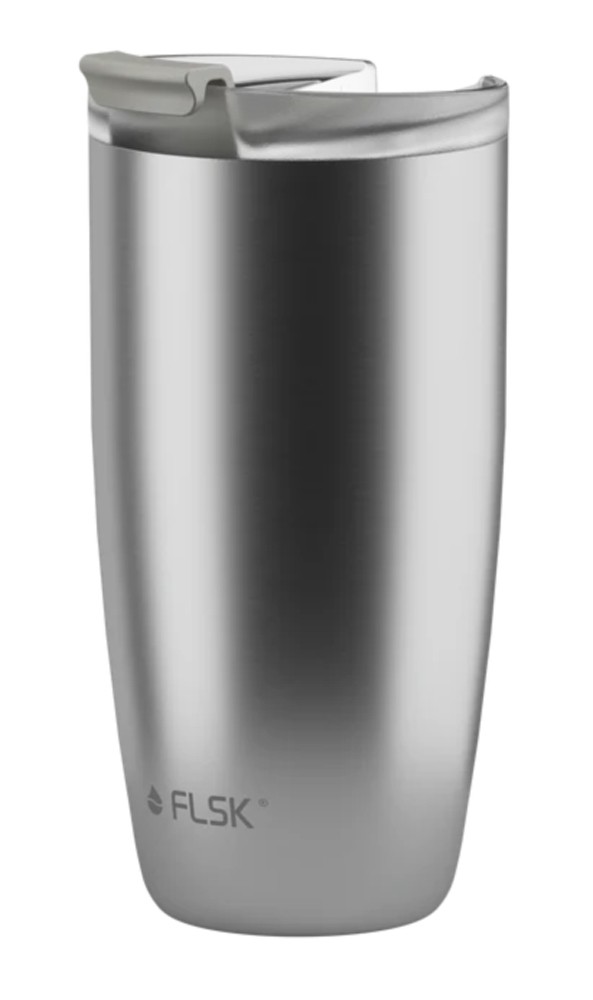 FLSK CUP Kaffeebecher Stainless STNLS Coffee to go-Becher Edelstahl 500 ml günstig online kaufen