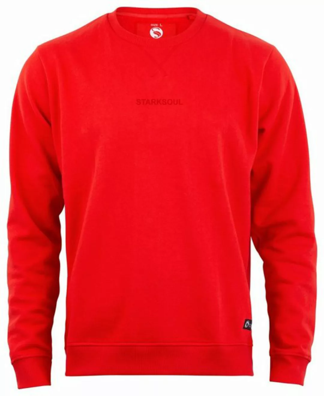 Stark Soul® Sweatshirt Sweatshirt EMBOSSED Rundhals-Sweater – Pullover, Inn günstig online kaufen