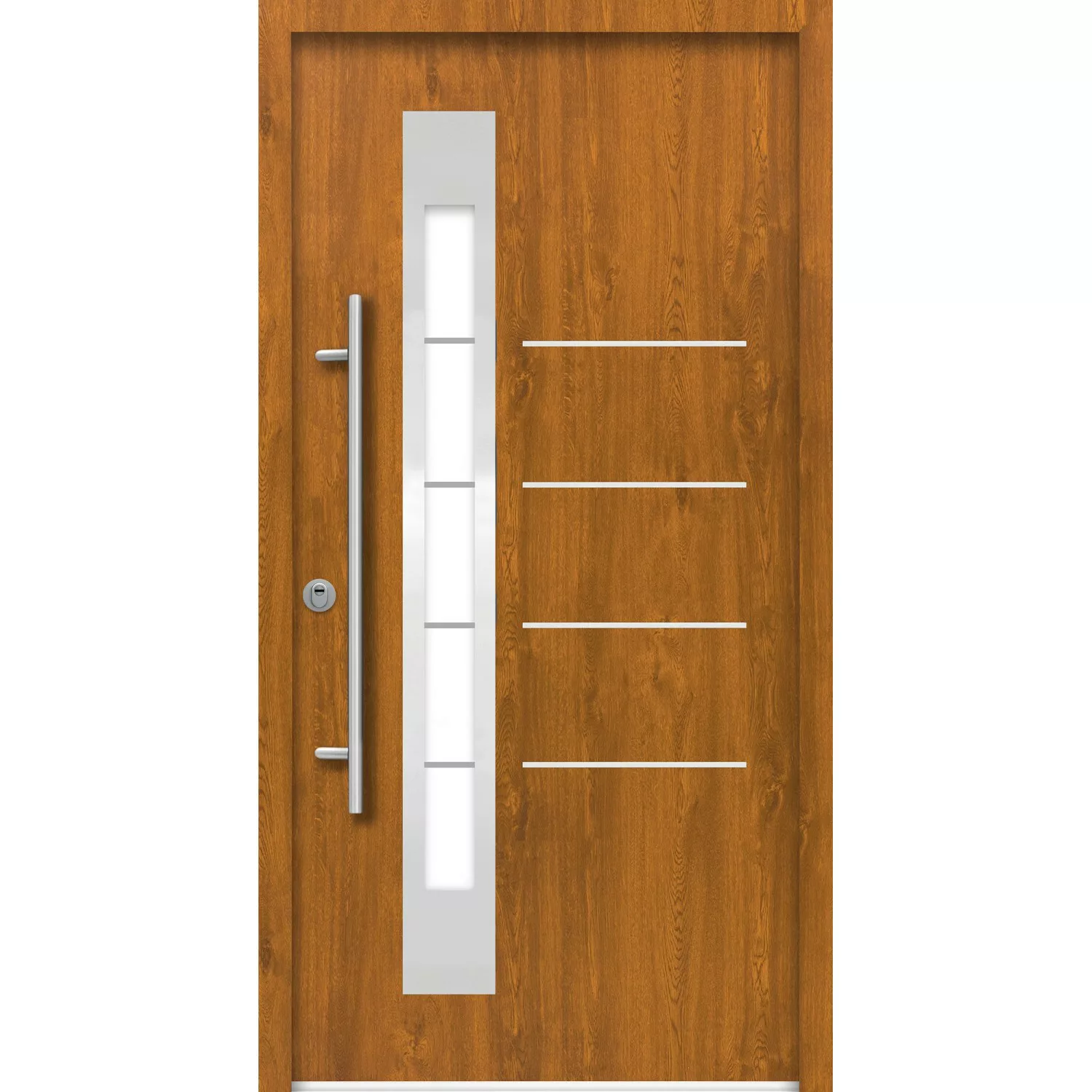 Splendoor Thermospace Sicherheits-Haustür Berlin Prime RC2 Gold.Oak 110x210 günstig online kaufen