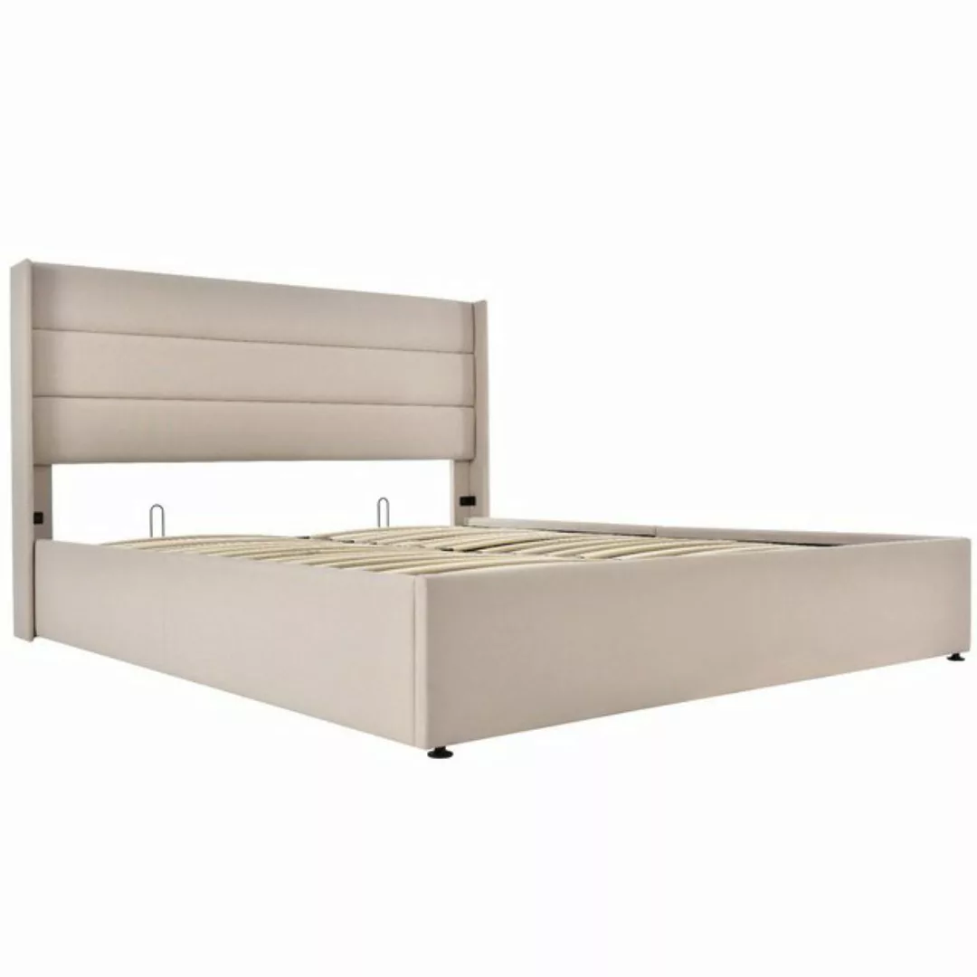 PHOEBE CAT Boxspringbett (Funktionsbett, Doppelbett Hydraulisches Bett mit günstig online kaufen