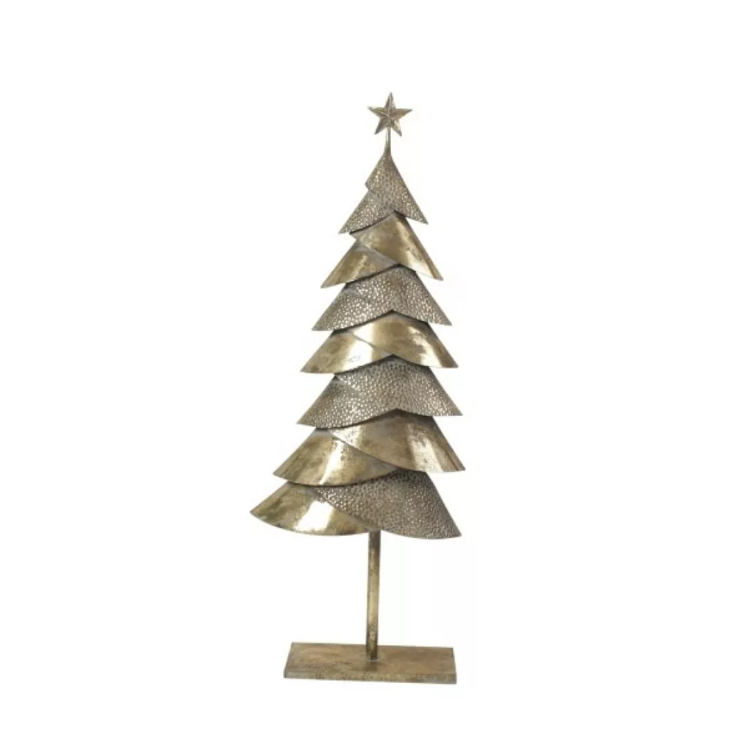 Weihnachtsbaum, gold/grau B:45,5, T:15, H:117 günstig online kaufen