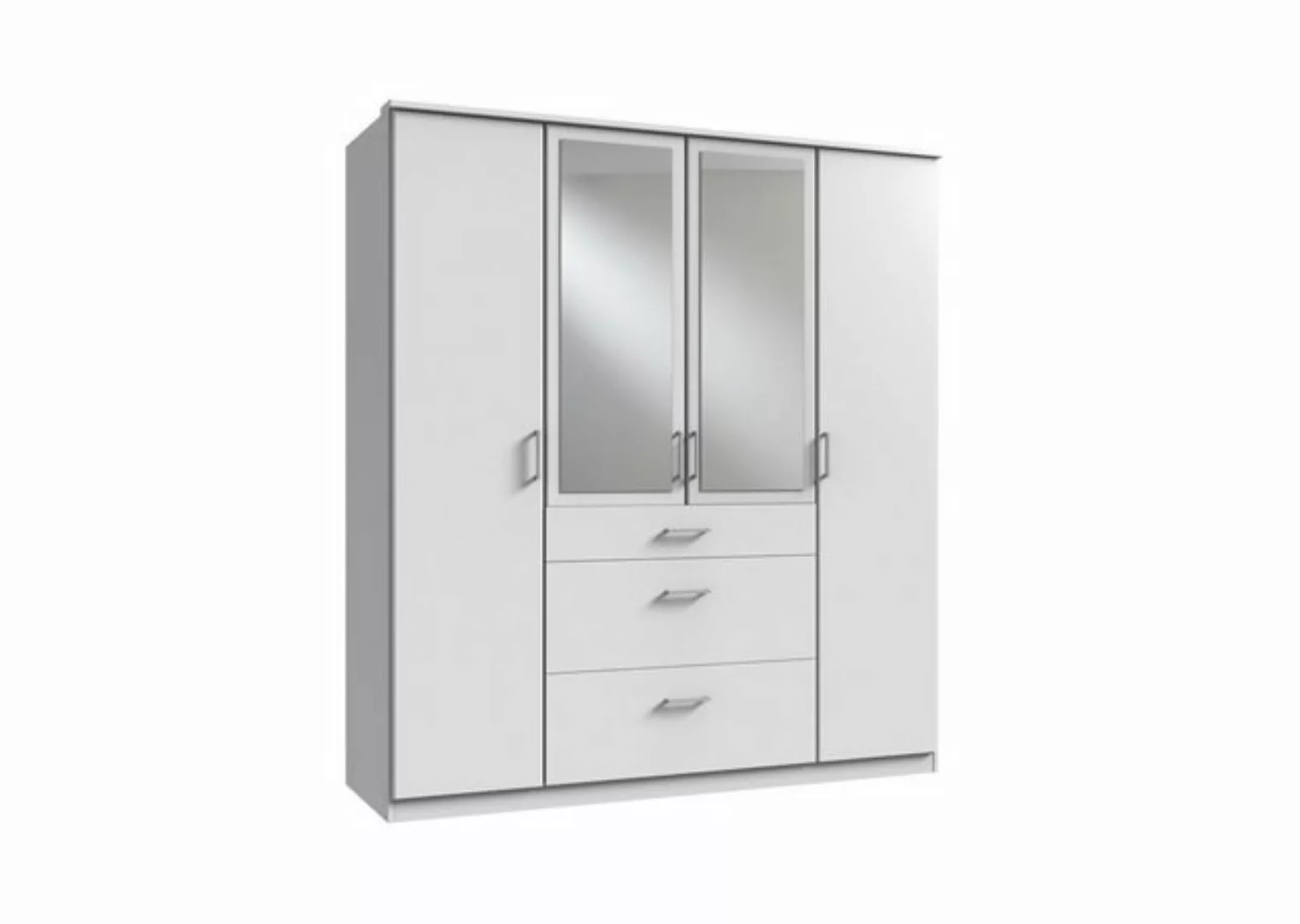 freiraum Kleiderschrank Click (B/H/T: 180x198x58 cm) in Weiß mit 3 Schublad günstig online kaufen