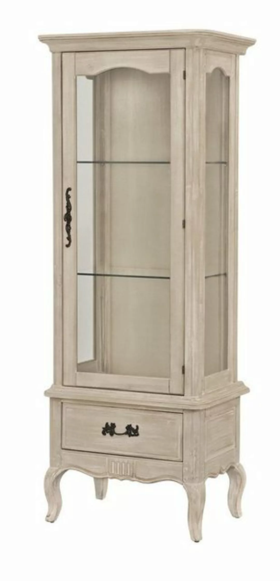 Livin Hill Vitrine Venezia Bianco Hellbeige, Birkenholz, provenzalischer St günstig online kaufen