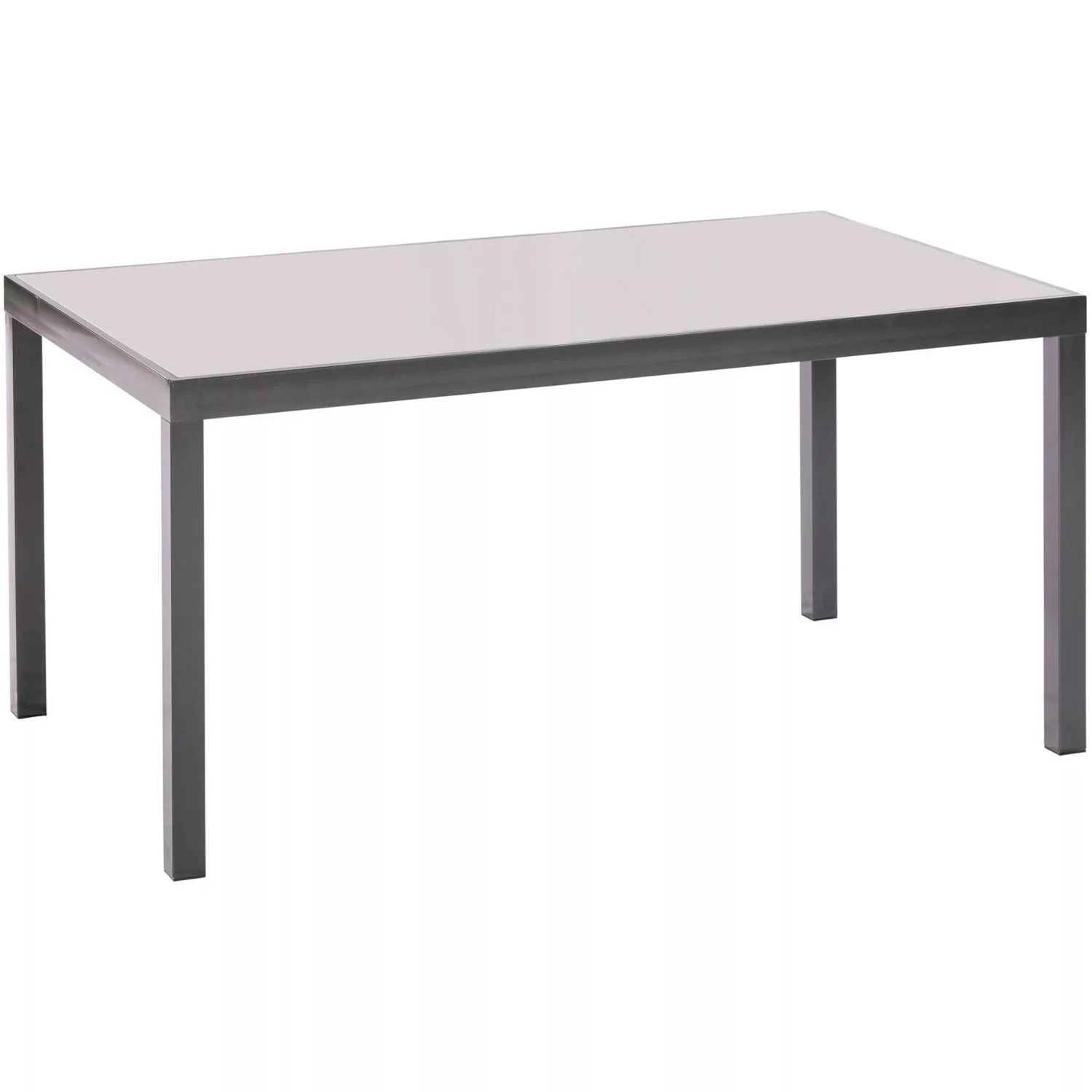 Merxx Gartentisch rechteckig Aluminium Graphit 90 cm x 150 cm günstig online kaufen