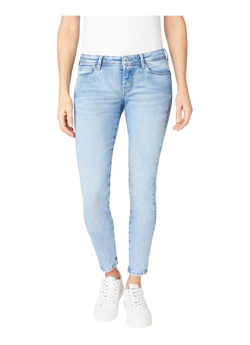 Pepe Jeans Damen Jeans Gen - Regular Fit - Blau - Light Wiser günstig online kaufen