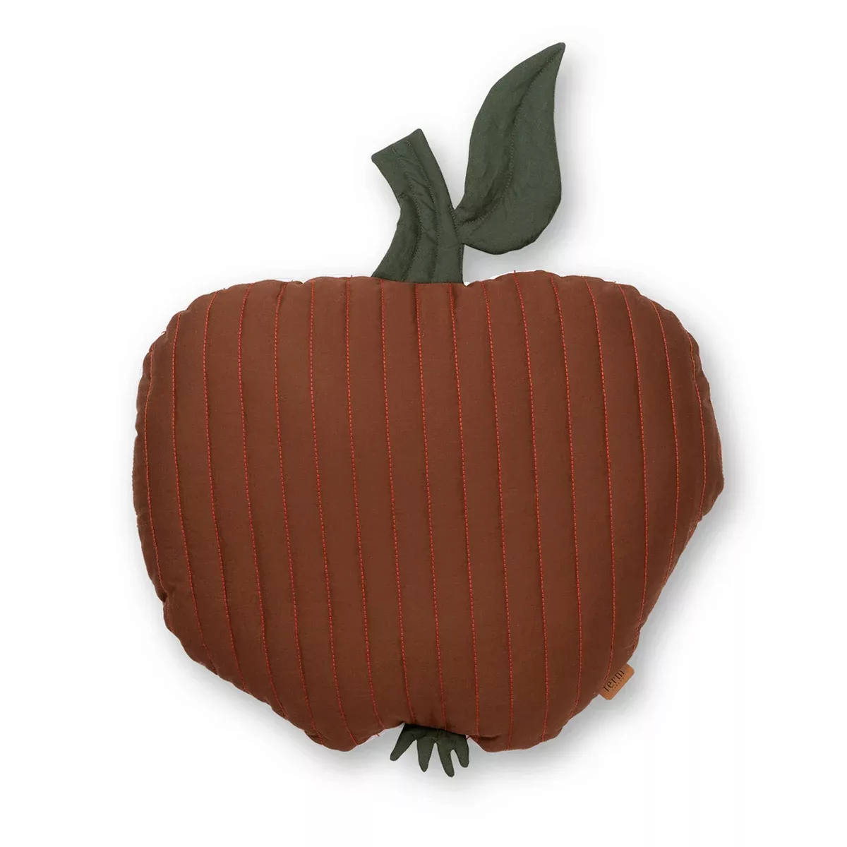 Kissen Apple textil rot orange / Gesteppt - 45 x 49 cm - Ferm Living - Oran günstig online kaufen
