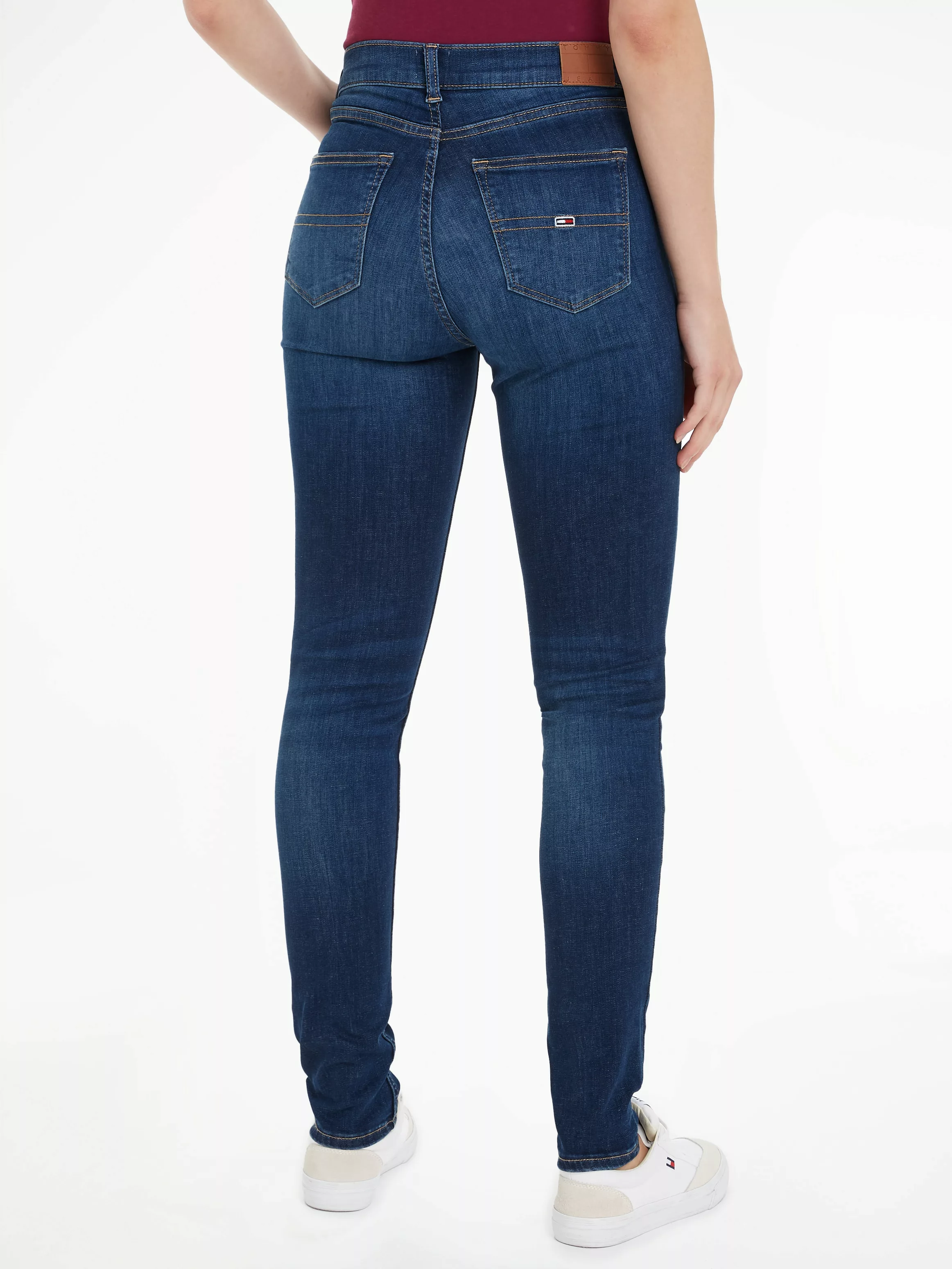 Tommy Jeans Skinny-fit-Jeans "Tommy Jeans - Damenjeans- NORA Mid Rise - Ski günstig online kaufen