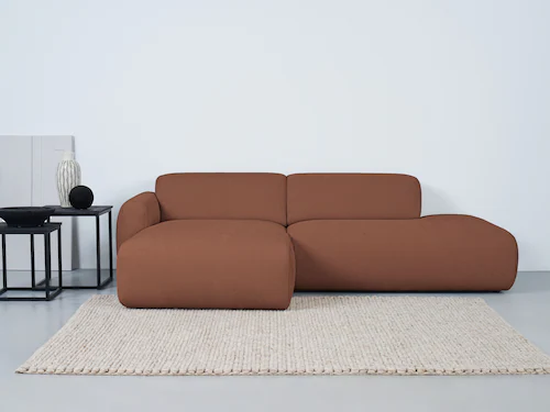 andas Ecksofa "Myrland", Breite 222 cm, Chenille, Easy Clean Stoff, mit Kal günstig online kaufen