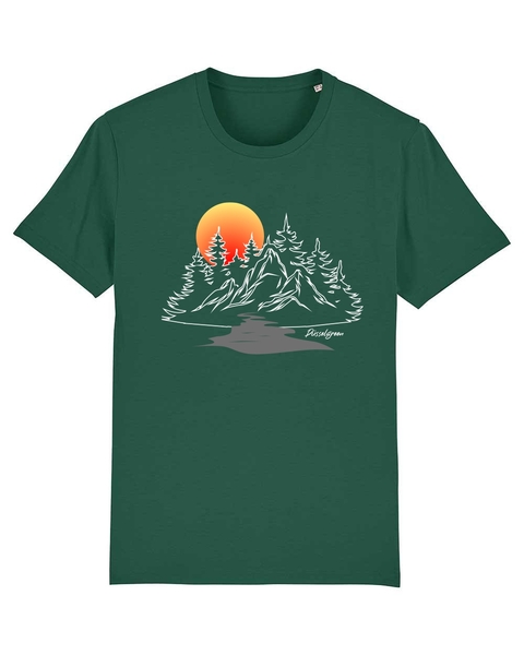 Natur, Wandern, Sonnenuntergang, Wald Tshirt Aus Bio Baumwolle günstig online kaufen