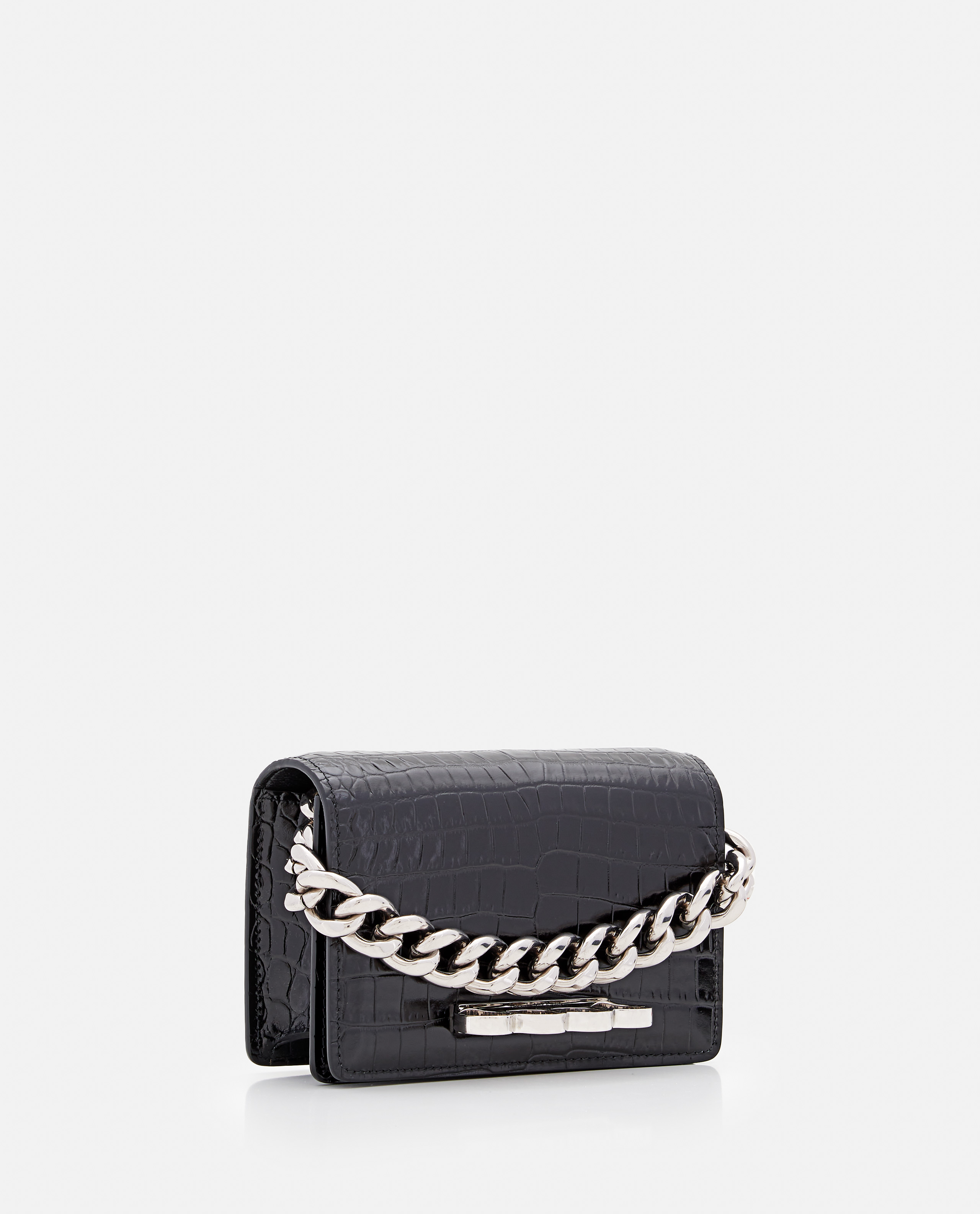 CROC LEATHER MINI FOUR RING CLUTCH günstig online kaufen