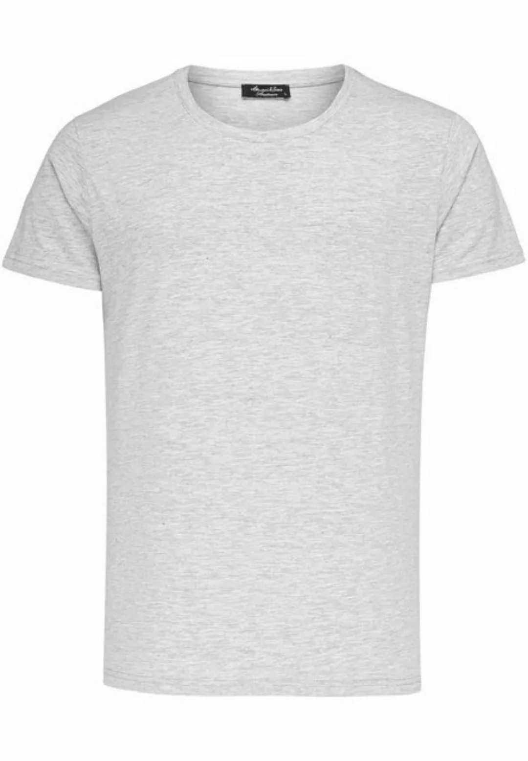 Amaci&Sons T-Shirt LANCASTER Basic T-Shirt mit Rundhalsausschnitt Herren Ei günstig online kaufen