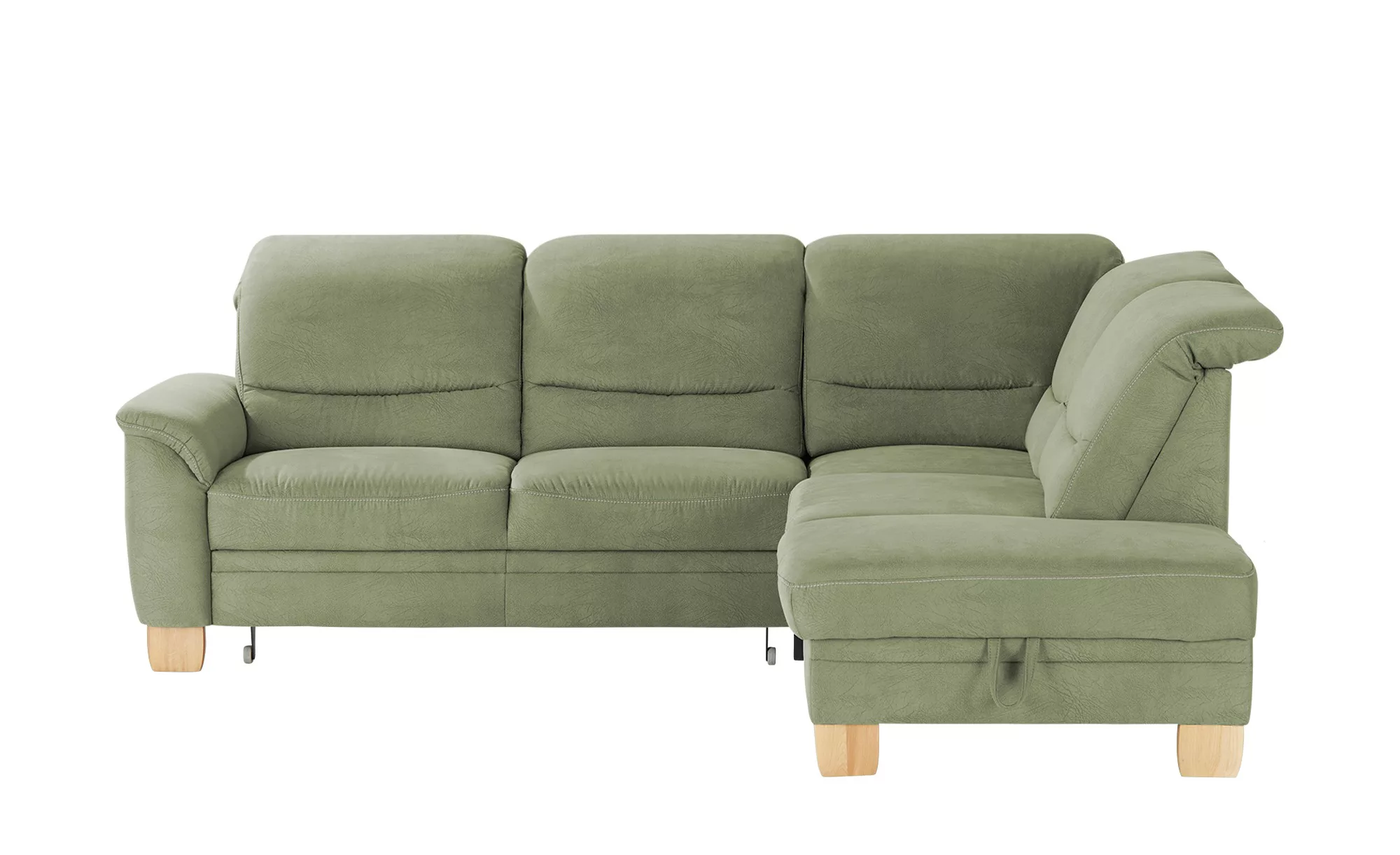 meinSofa Ecksofa  Liva ¦ grün ¦ Maße (cm): B: 254 H: 106 T: 224 Polstermöbe günstig online kaufen