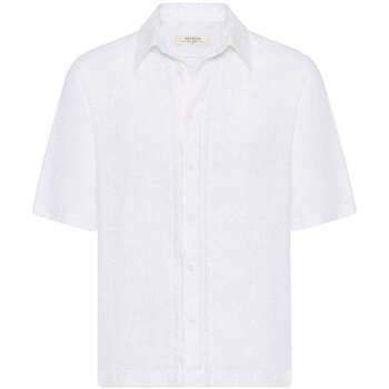 Antioch  Hemdbluse Keith Loose Fit Linen Blend Short Sleeve Shirt günstig online kaufen