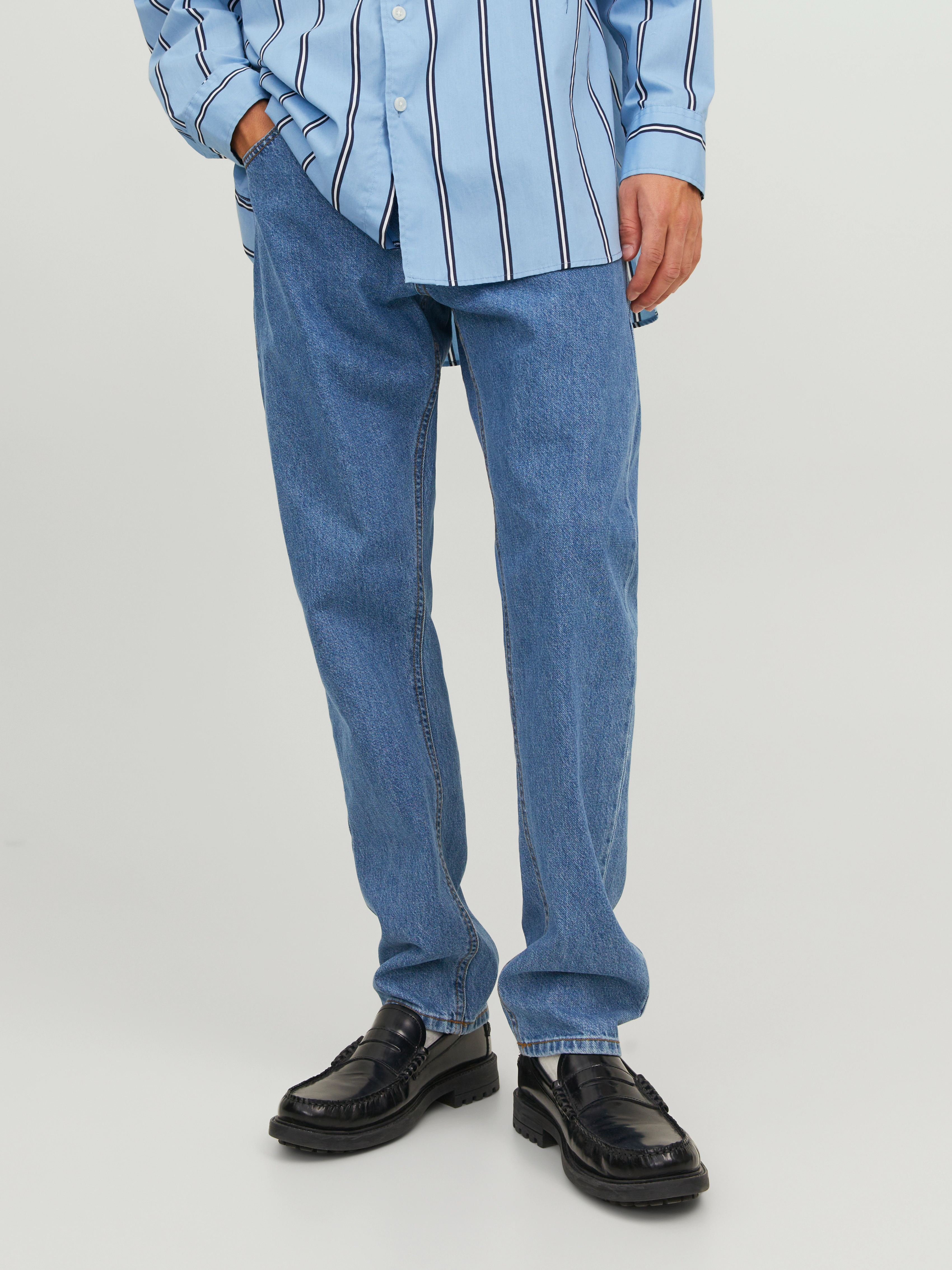 Jack & Jones Relax-fit-Jeans "JJICHRIS JJORIGINAL SQ 735 LN" günstig online kaufen