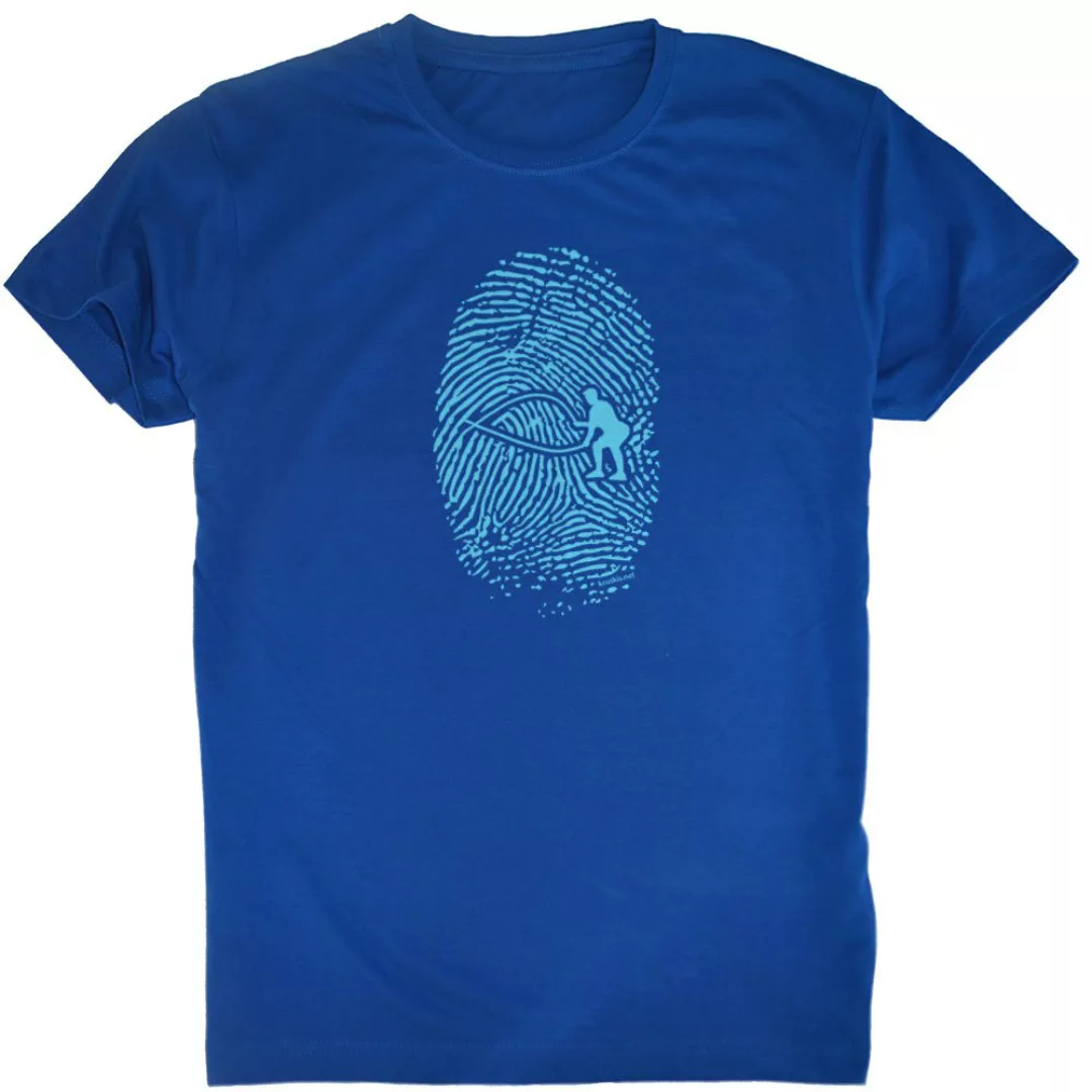Kruskis Crossfit Fingerprint Kurzärmeliges T-shirt S Royal Blue günstig online kaufen