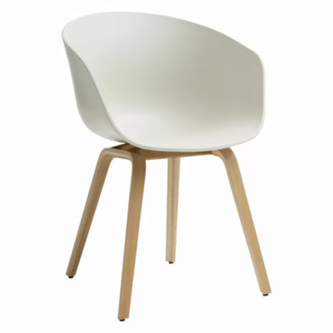 Sessel  About a chair AAC22 plastikmaterial beige / Recycelt - Hay - Beige günstig online kaufen