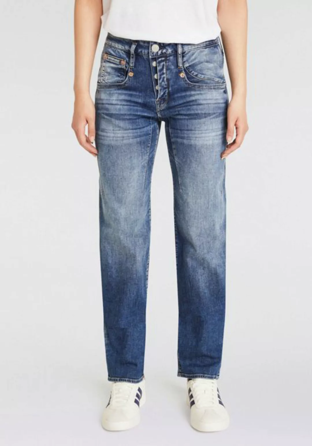 Herrlicher Boyfriend-Jeans Shyra Tap Long Recycled Denim Light günstig online kaufen