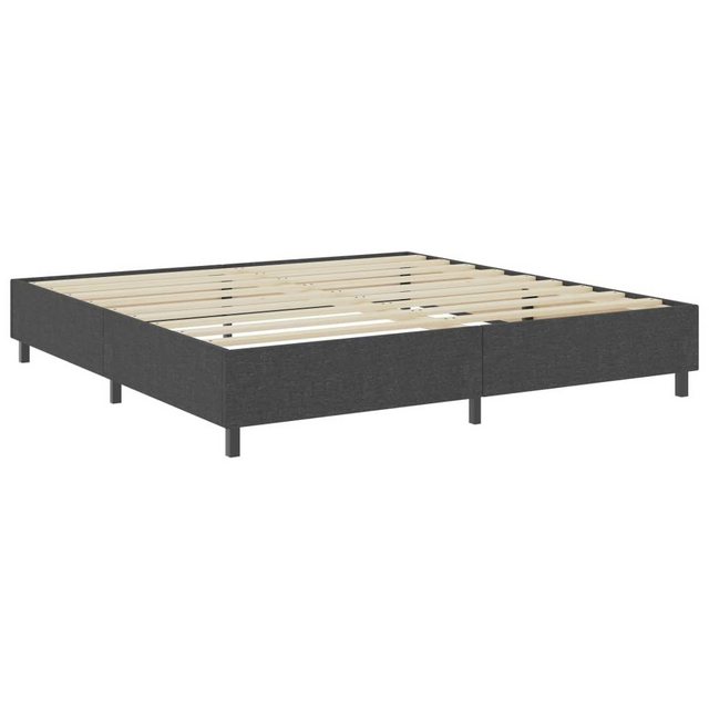 vidaXL Bettgestell Bettgestell Grau Stoff 200x200 cm Doppelbett Bett Bettra günstig online kaufen