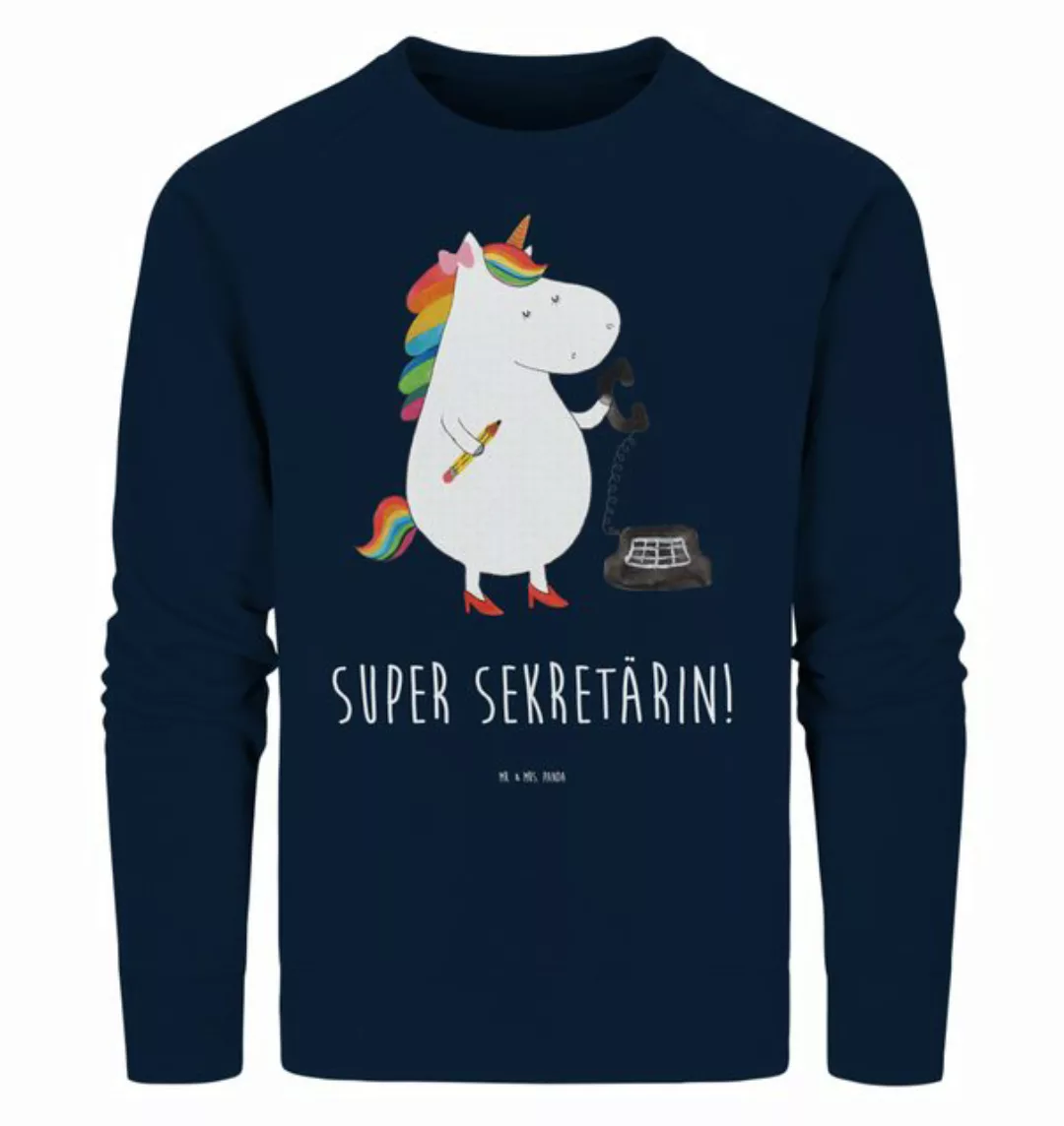 Mr. & Mrs. Panda Longpullover Größe XXL Einhorn Sekretärin - French Navy - günstig online kaufen