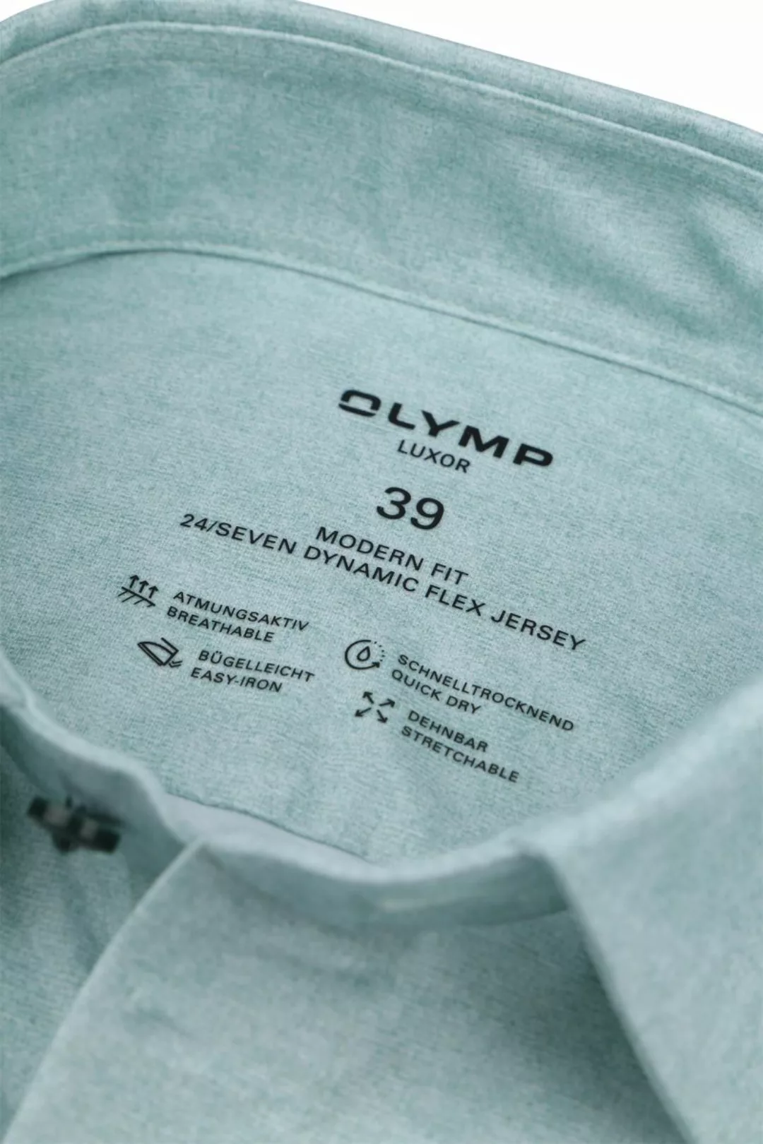 OLYMP Luxor Hemd Stretch Hellgrün - Größe 40 günstig online kaufen