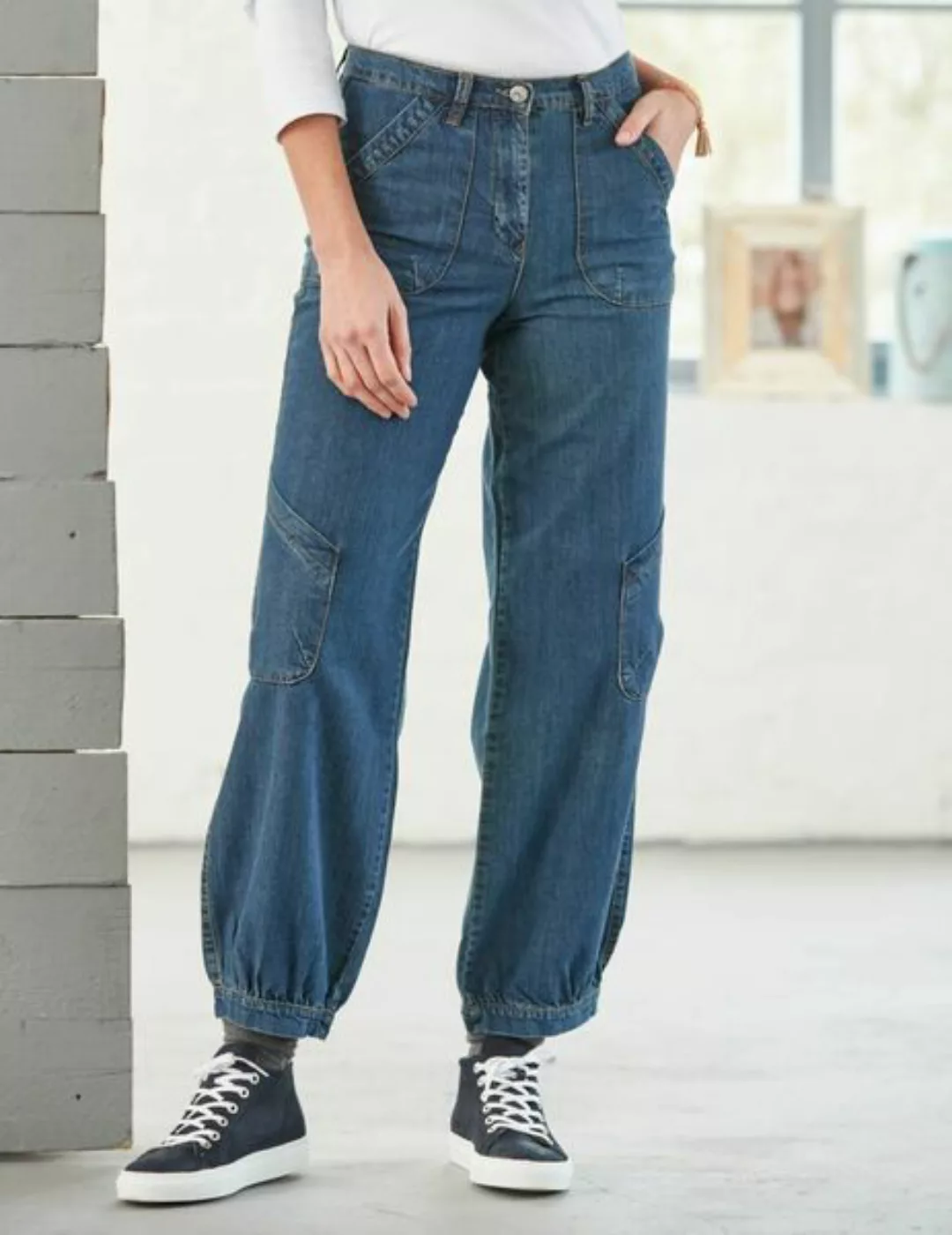 Relaxed-fit-jeans Babette Aus Bio-baumwolle günstig online kaufen