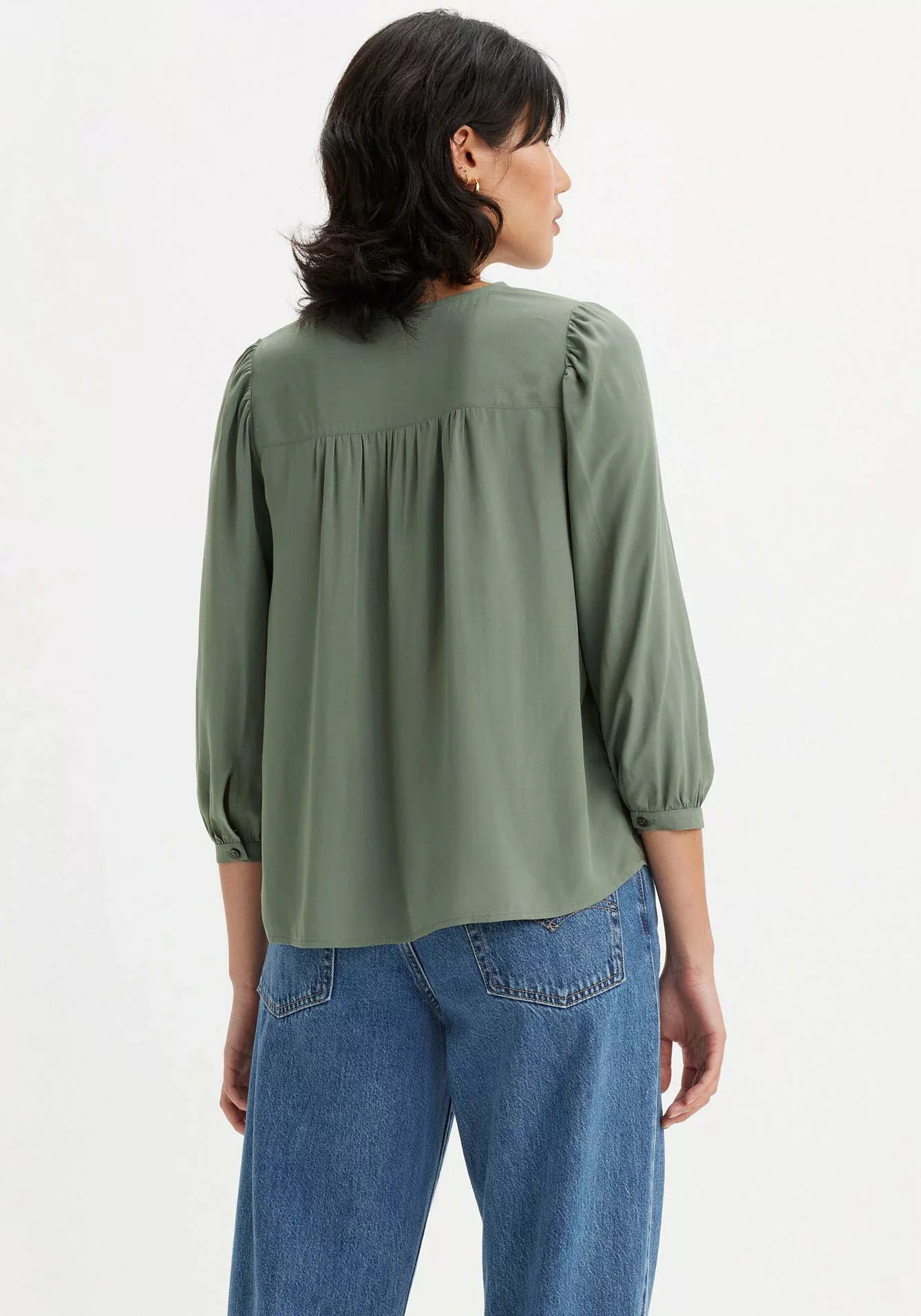 Levi's® Satinbluse HALSEY 3/4 SLV BLOUSE G günstig online kaufen