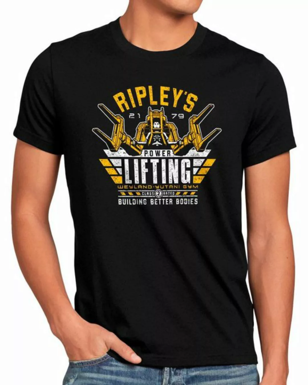 style3 T-Shirt Ripleys Gym xenomorph ridley scott predator film alien günstig online kaufen