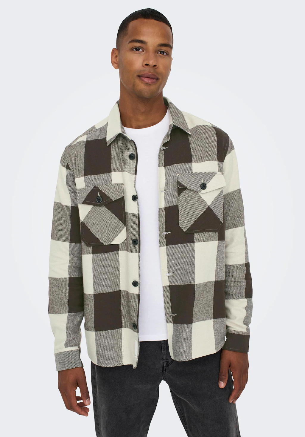 ONLY & SONS Karohemd "MILO LIFE CHECK OVERSHIRT" günstig online kaufen