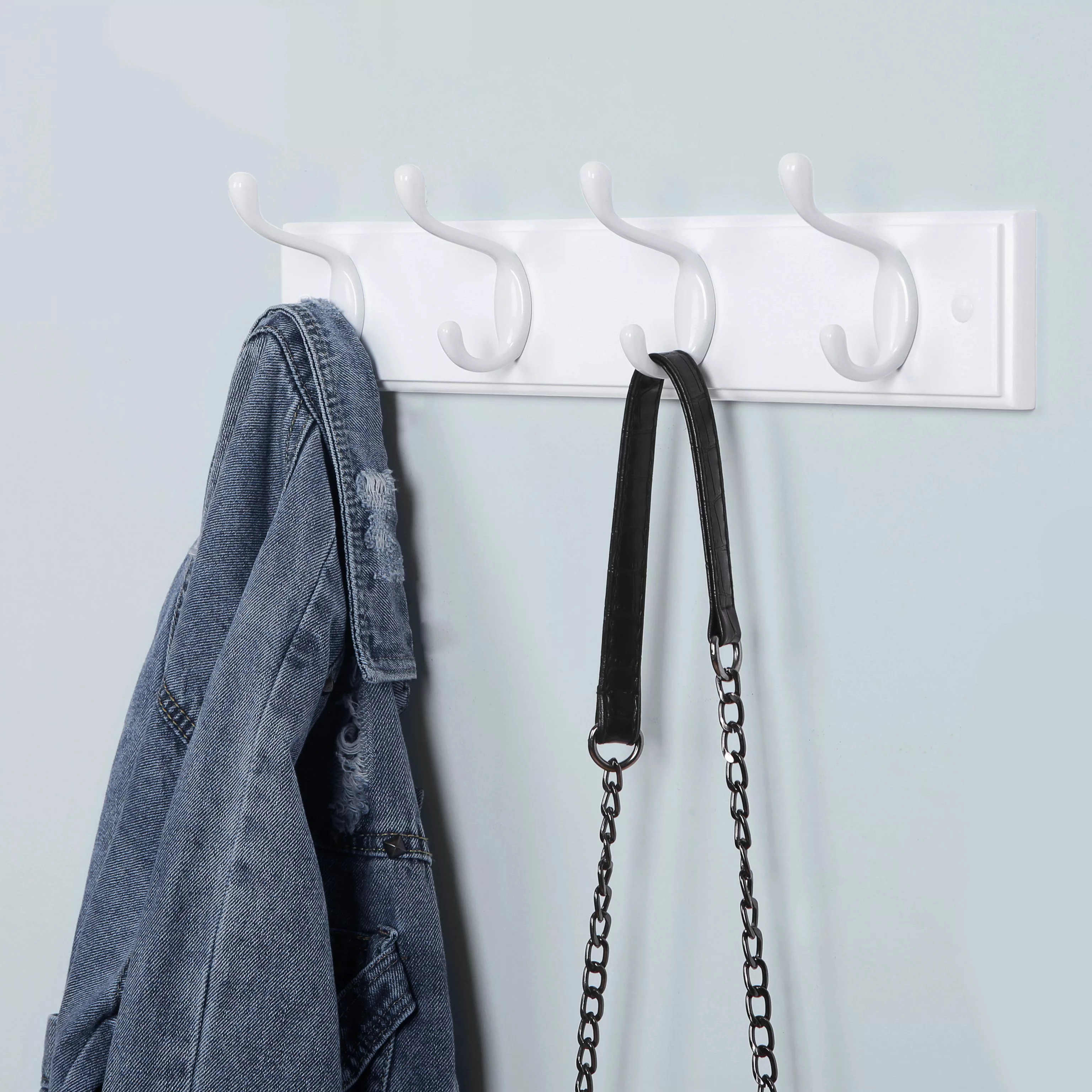 SONGMICS Wandgarderobe, 4 Kleiderhaken aus Metall, günstig online kaufen