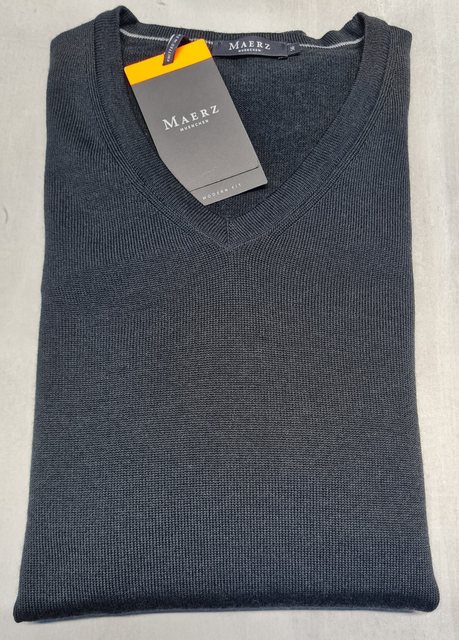 MAERZ Muenchen Strickpullover Merz Muenchen V Merinowolle Pullover, uni, du günstig online kaufen