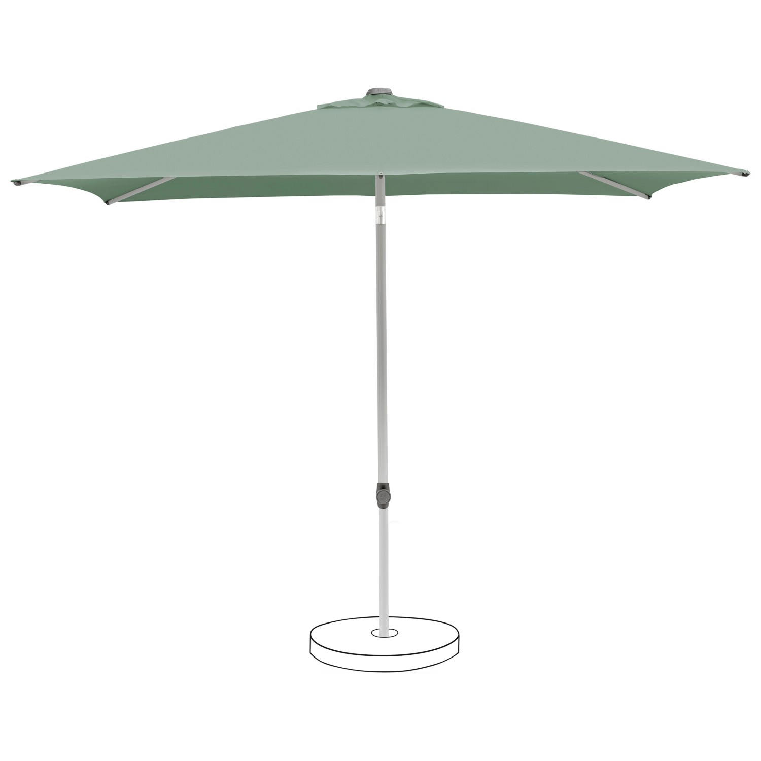 Suncomfort by Glatz Marktschirm Green mit Handöffner günstig online kaufen
