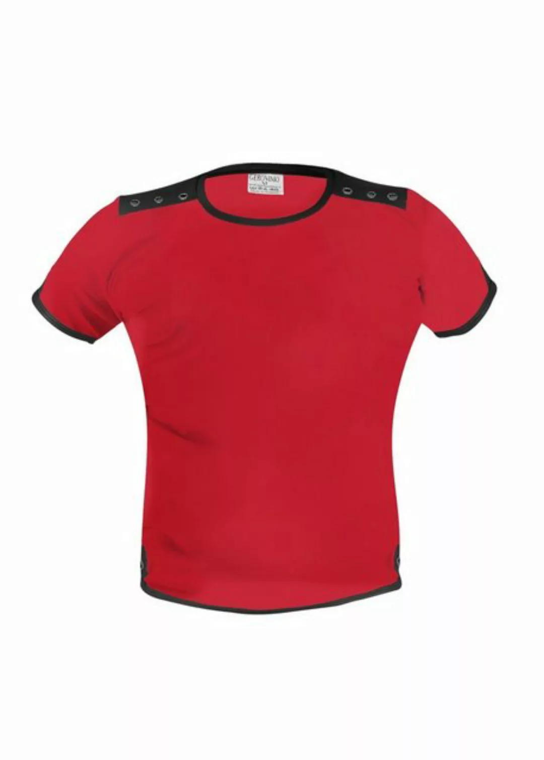 Geronimo T-Shirt Erotic Mission T-Shirt mit Nieten Red L (Polyamid) günstig online kaufen