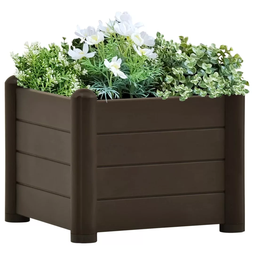 Garten-hochbeet Pp Mokka 43x43x35 Cm günstig online kaufen